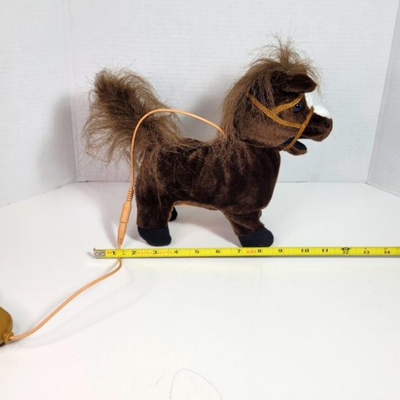Trotting Pony the Happy Horsey with Lead and Brush with Sound Animigos NOB - Picture 13 of 15